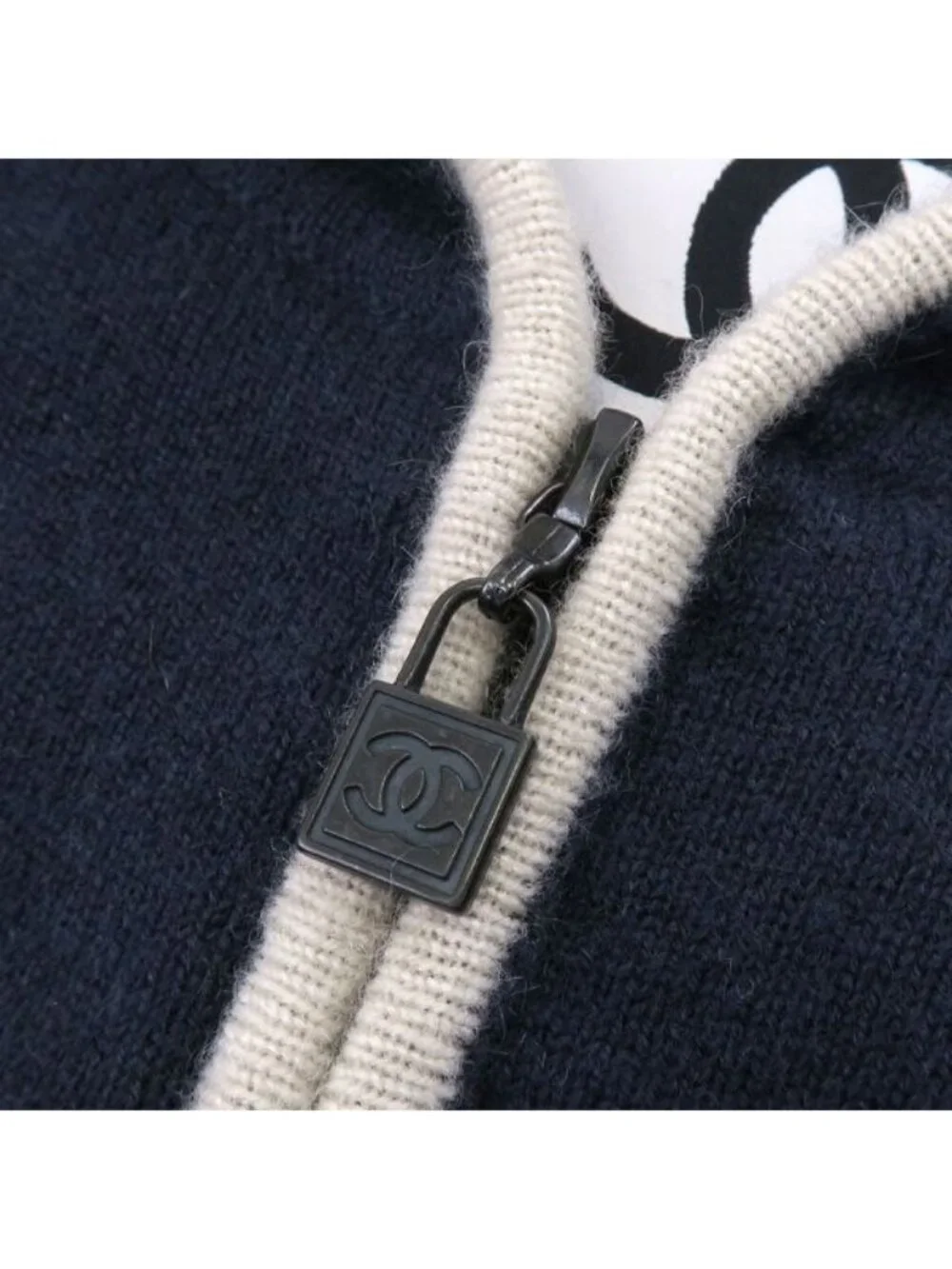 Chanel Long Cardigan Navy